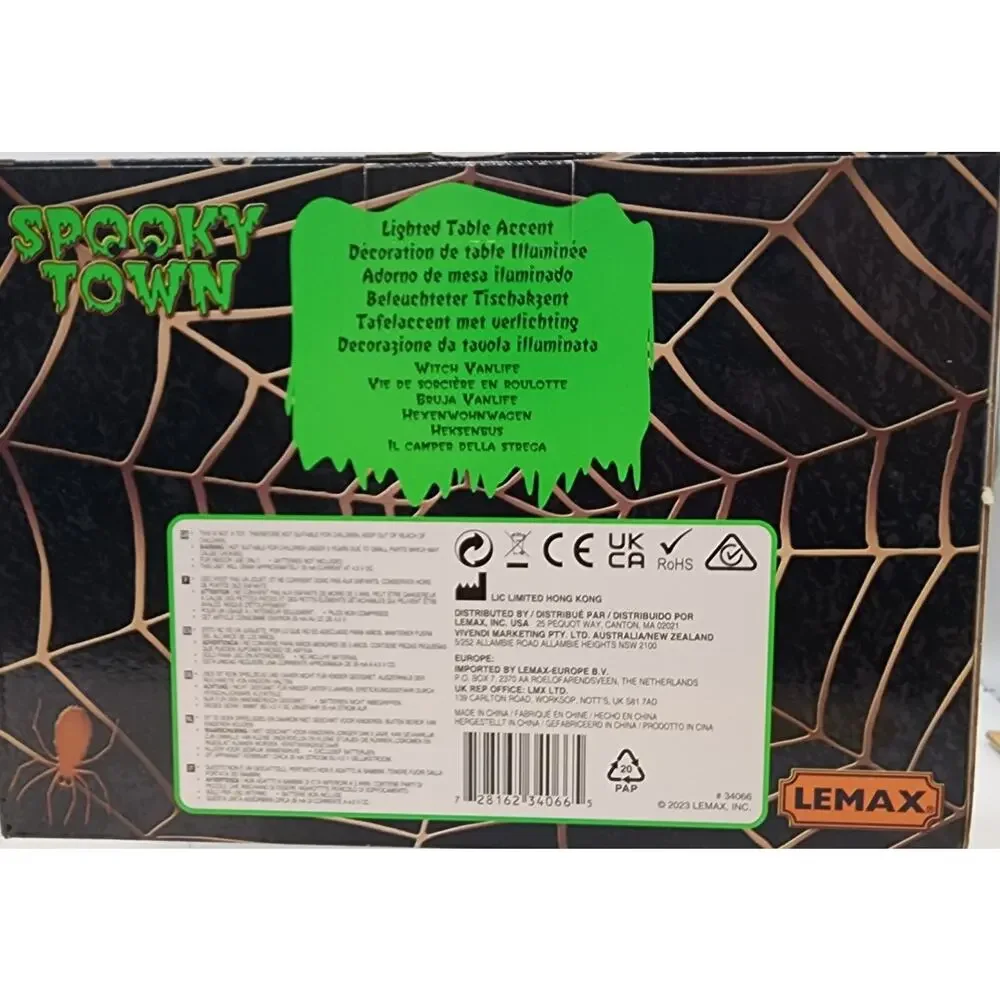 Lemax Spooky Town #34066 Witch Vanlife 2023 New